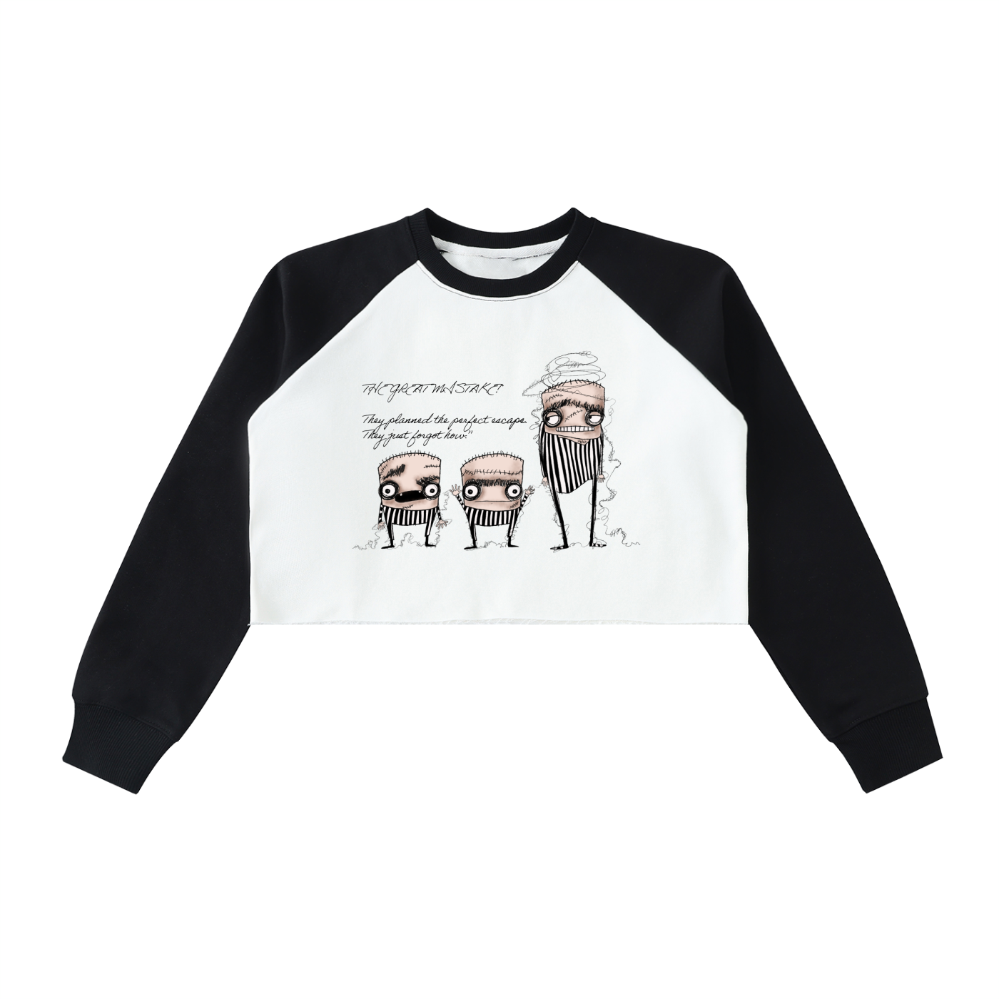 Raglan Crop Sweatshirt - The Great Mistake