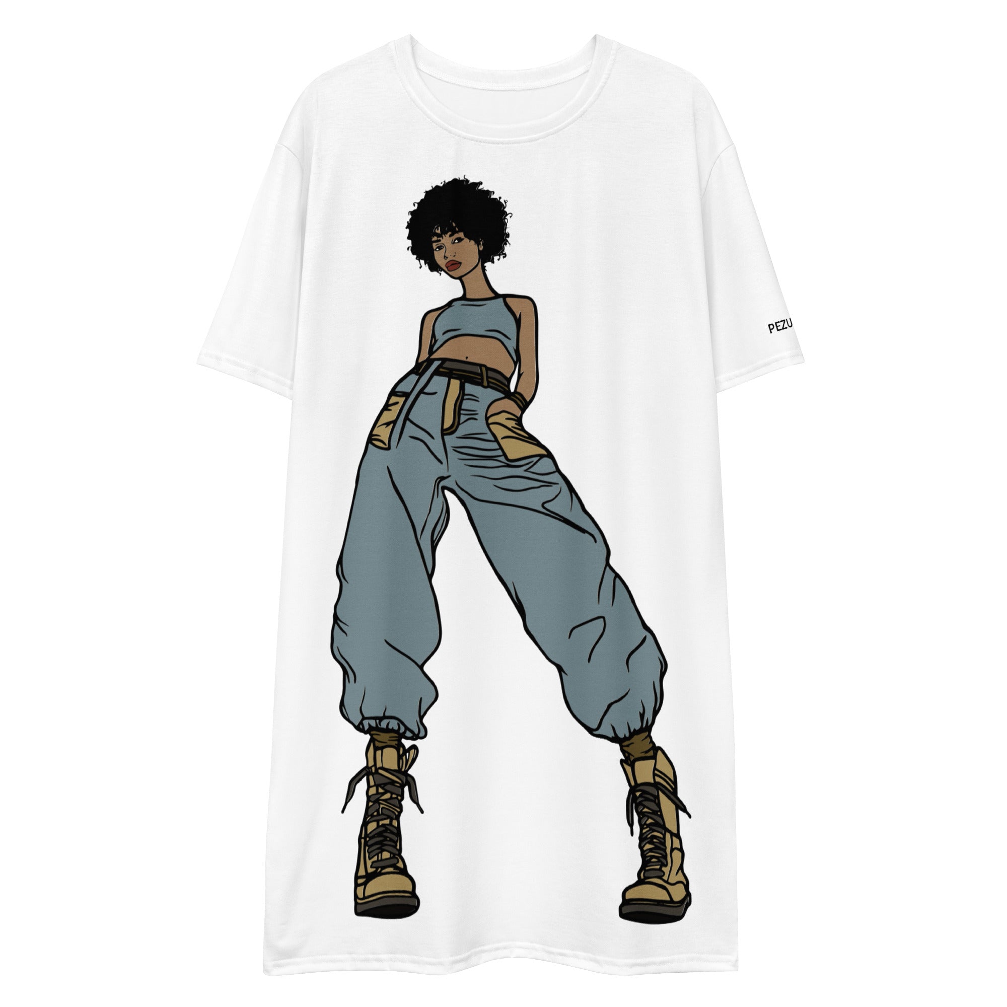 Oversized T-Shirt Dress - Girl Power II