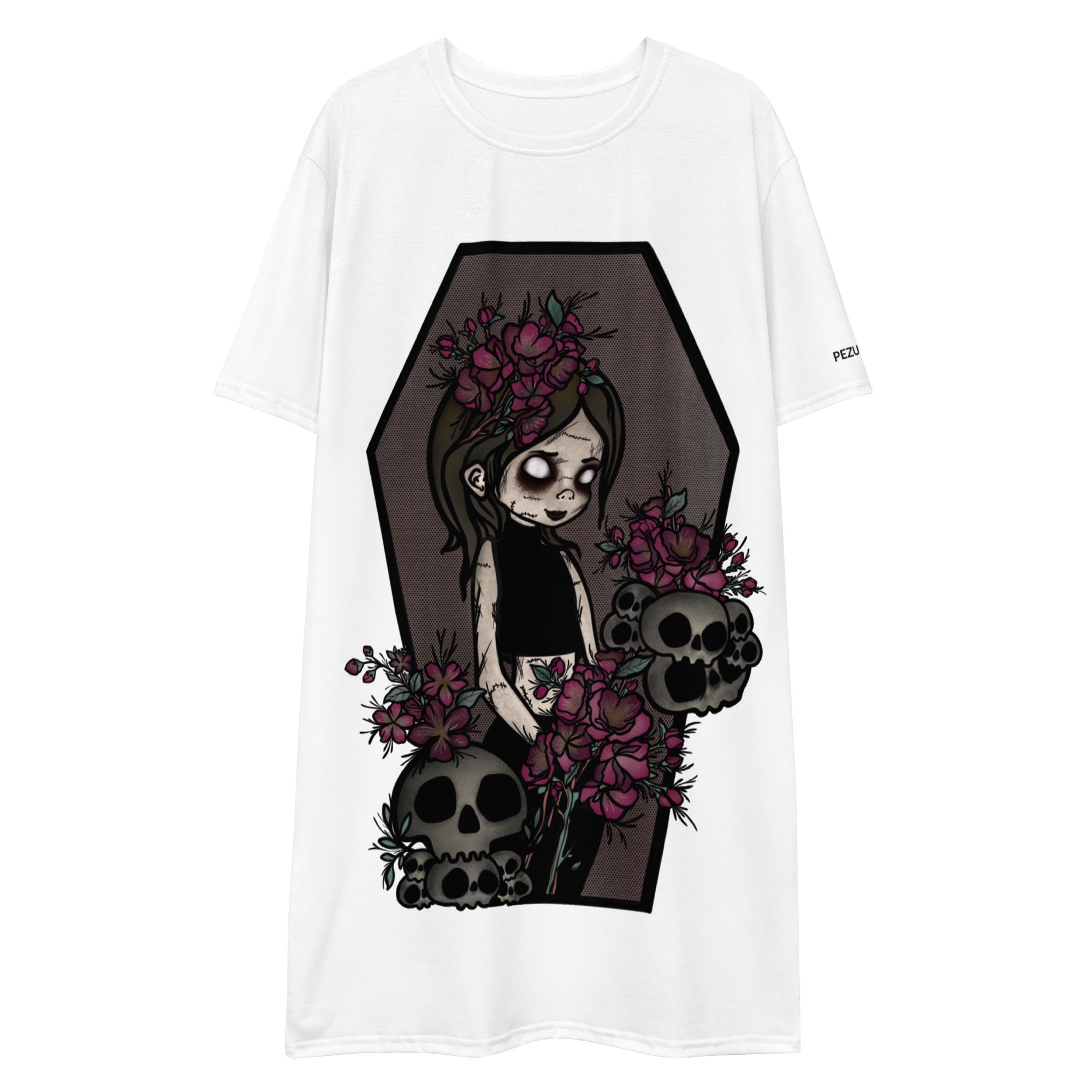 gothic t shirt dress Gothic Short Sleeved Shirtdress