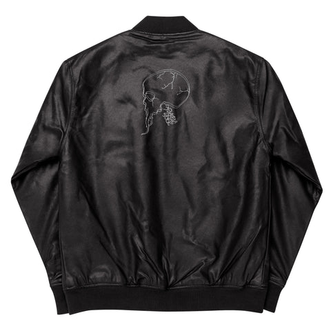 Leather Bomber Jacket - PEZUNA I