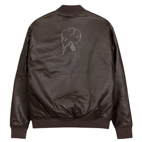 Leather Bomber Jacket - PEZUNA I