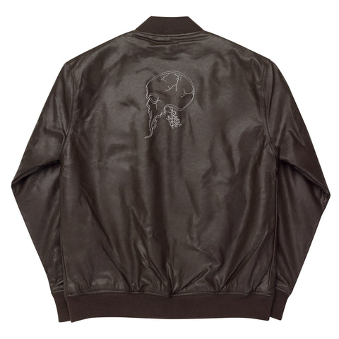 Leather Bomber Jacket - PEZUNA I