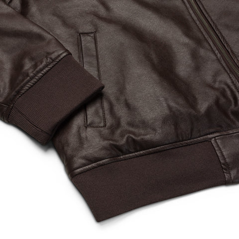 Leather Bomber Jacket - PEZUNA I