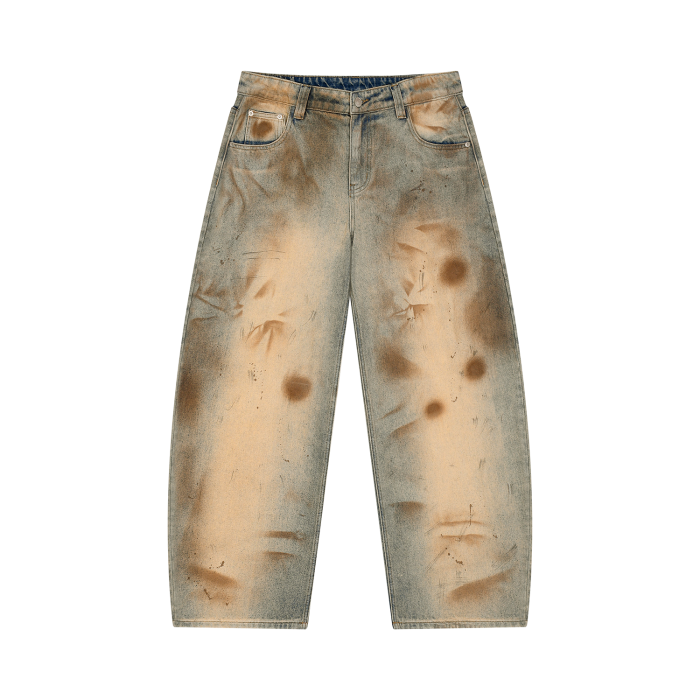 Vintage Wash Barrel Leg Jeans - Warp
