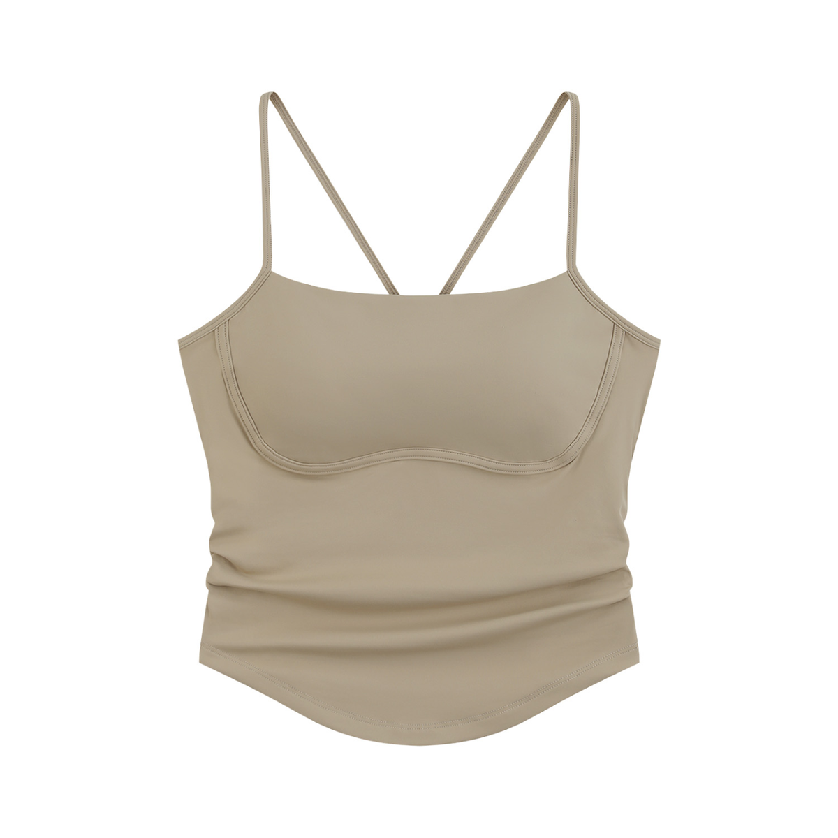 Ruched Yoga Tank Top - Pucker