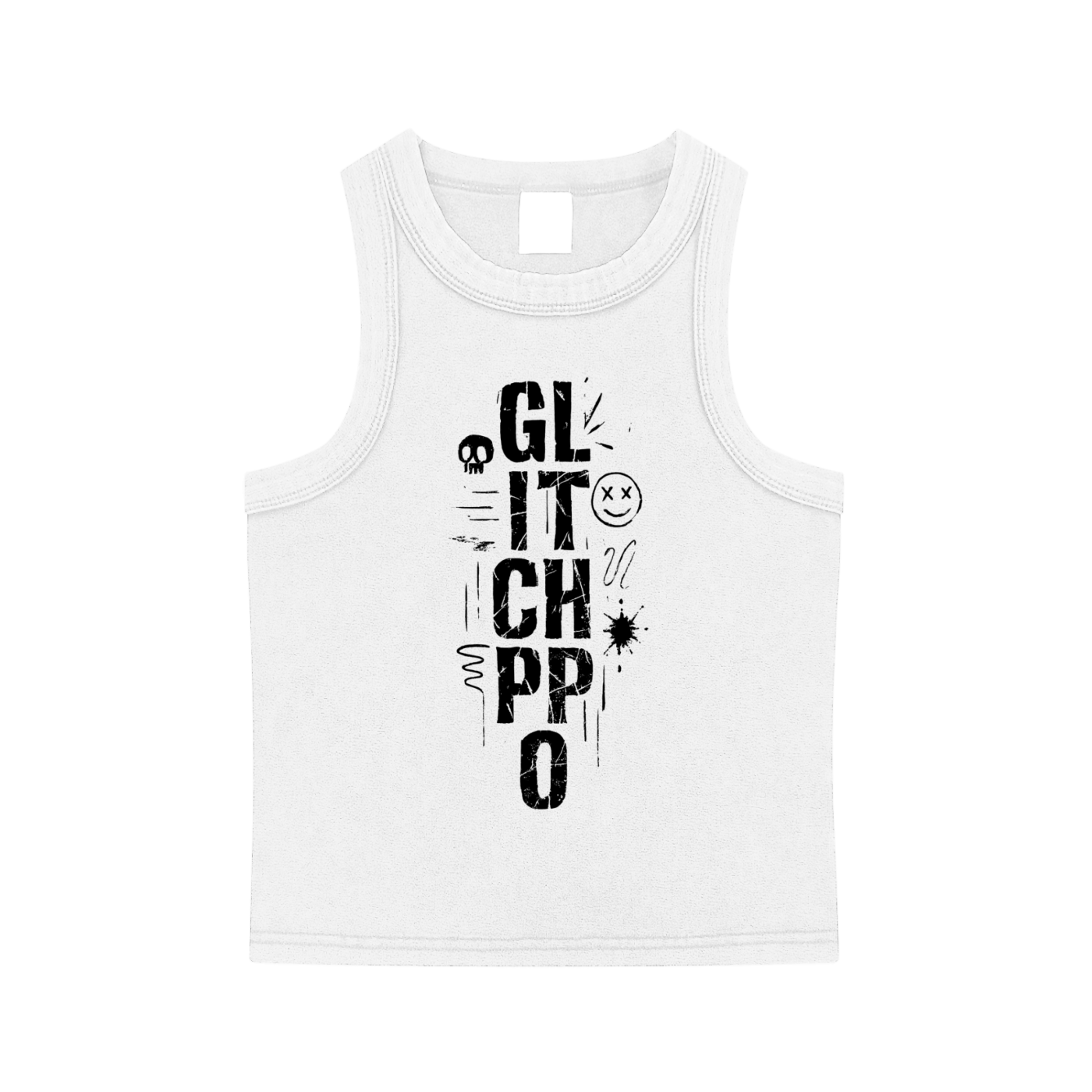 Snow Washed Tank Top - Glitchpop