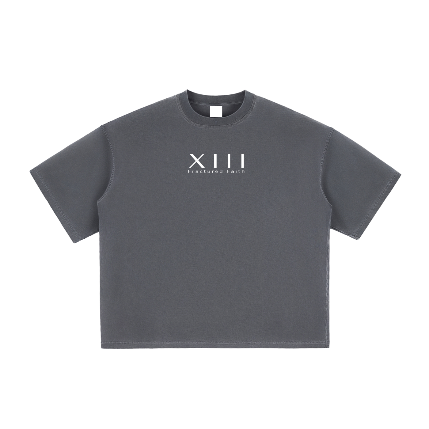 Vintage Washed Boxy T-Shirt - Fractured Faith