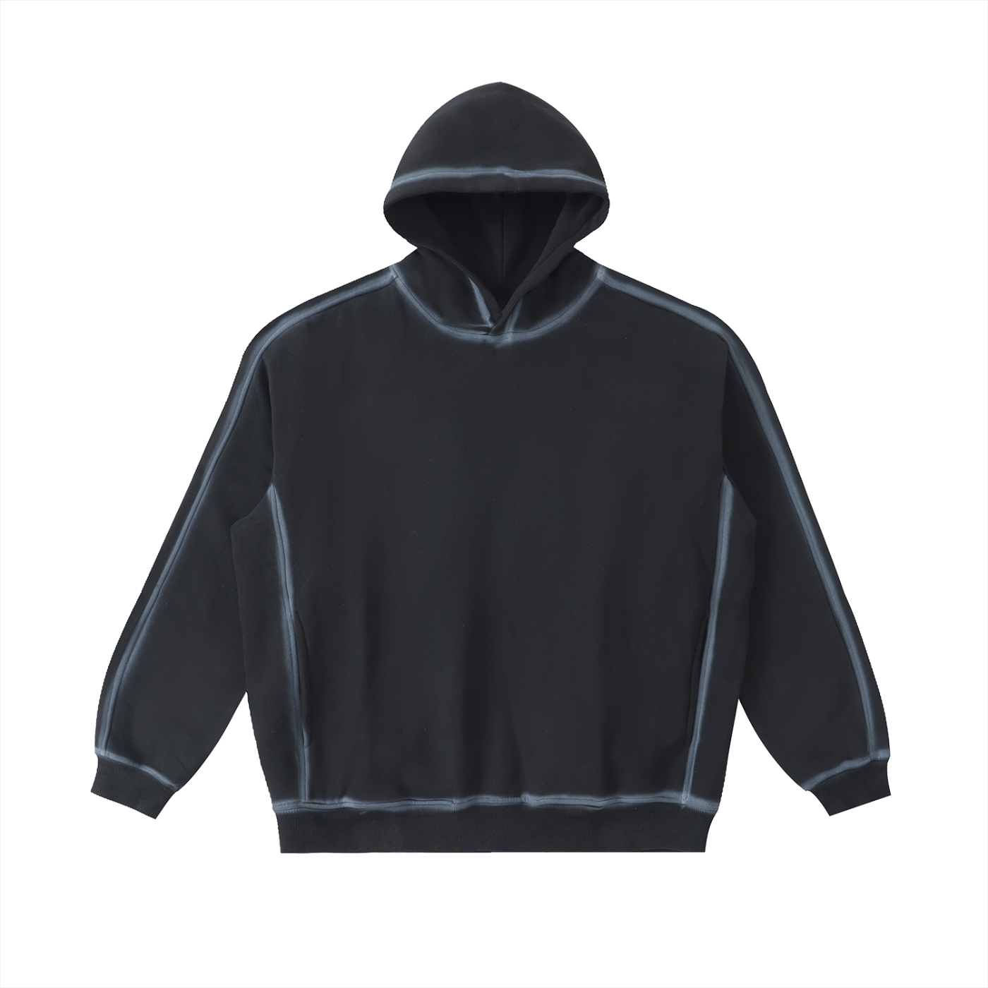 Sunfaded Edge Fleece Hoodie - Bleached Ruin