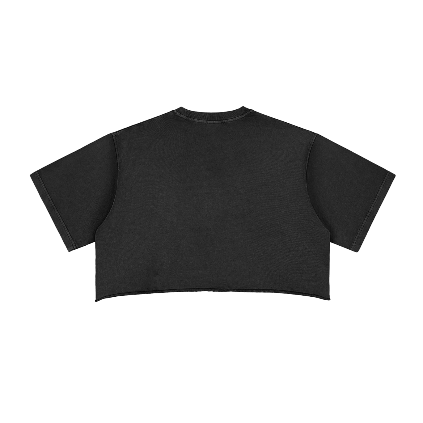 Raw Edge Crop Top - Veilborn