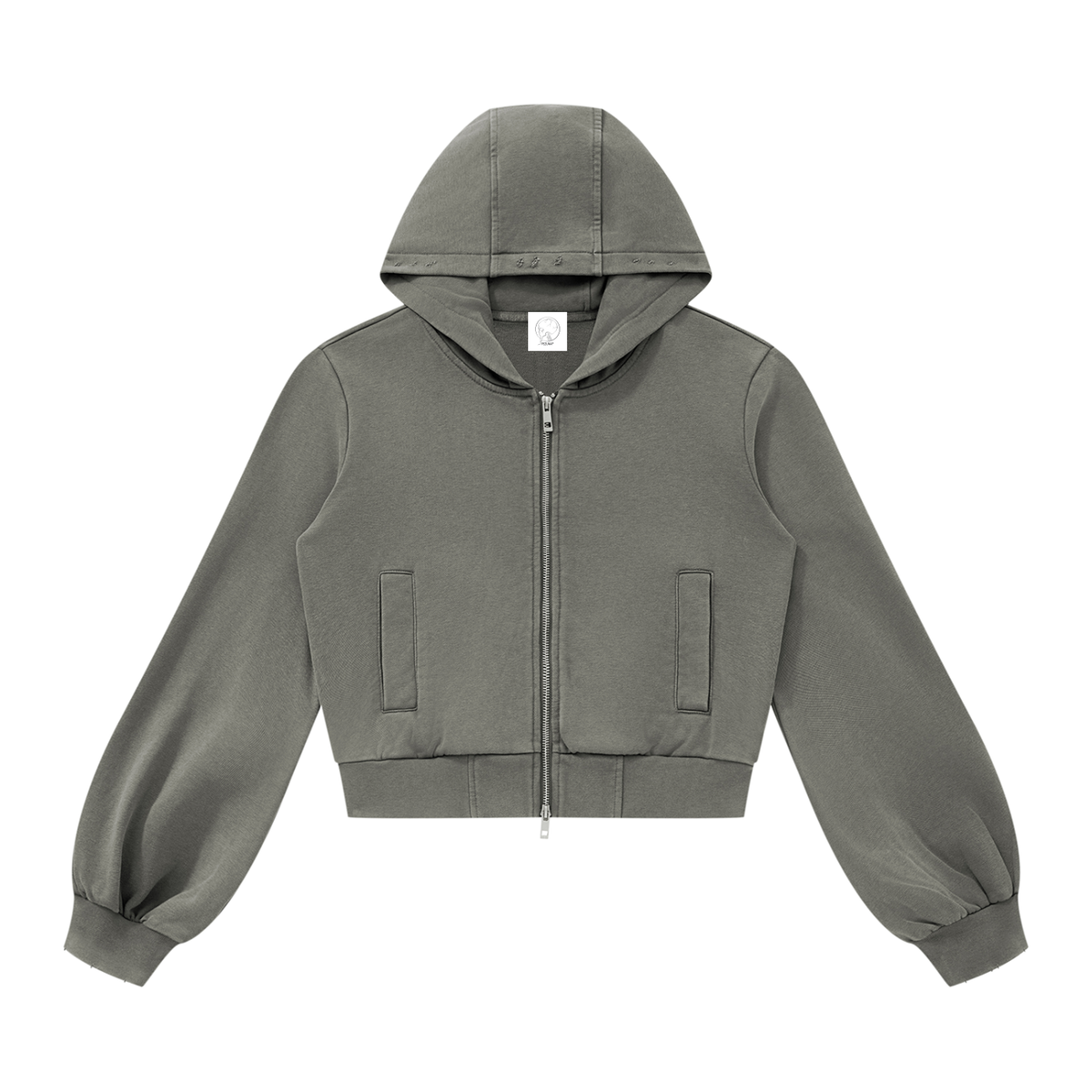 Vintage Wash Full Zip Hoodie - Undertow