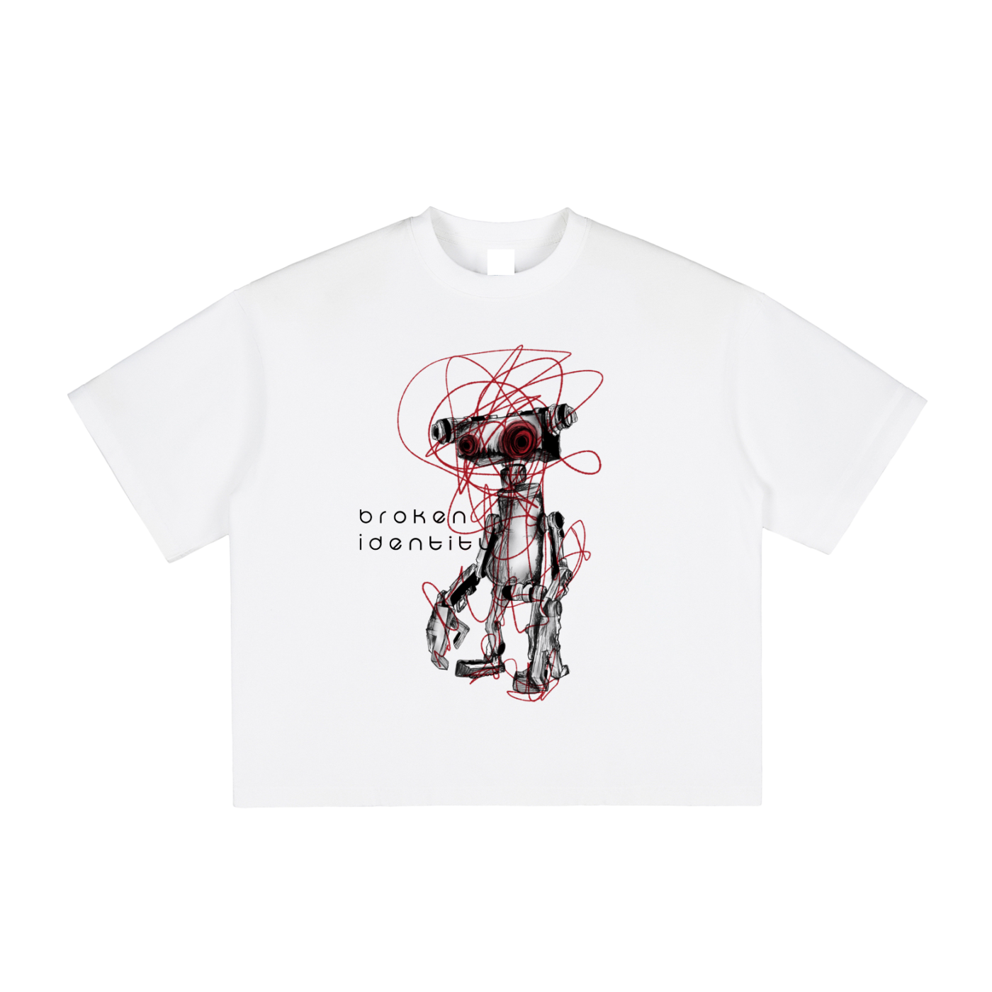 Vintage Washed Boxy T-Shirt - Broken Identity