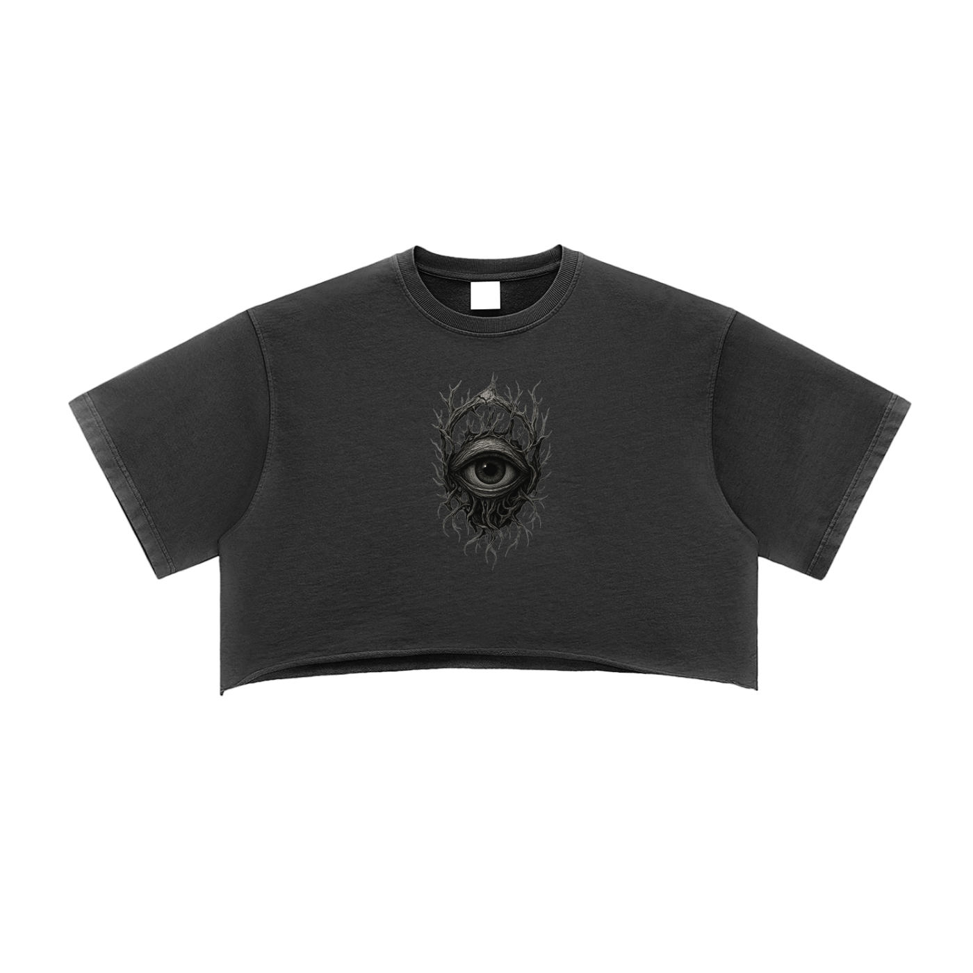 Raw Edge Crop Top - The Root of Vision