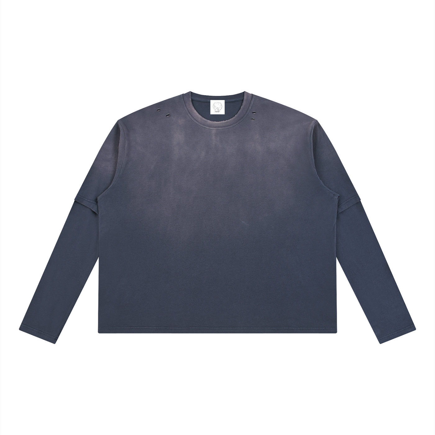 Vintage Wash Layered T-Shirt - Sediment