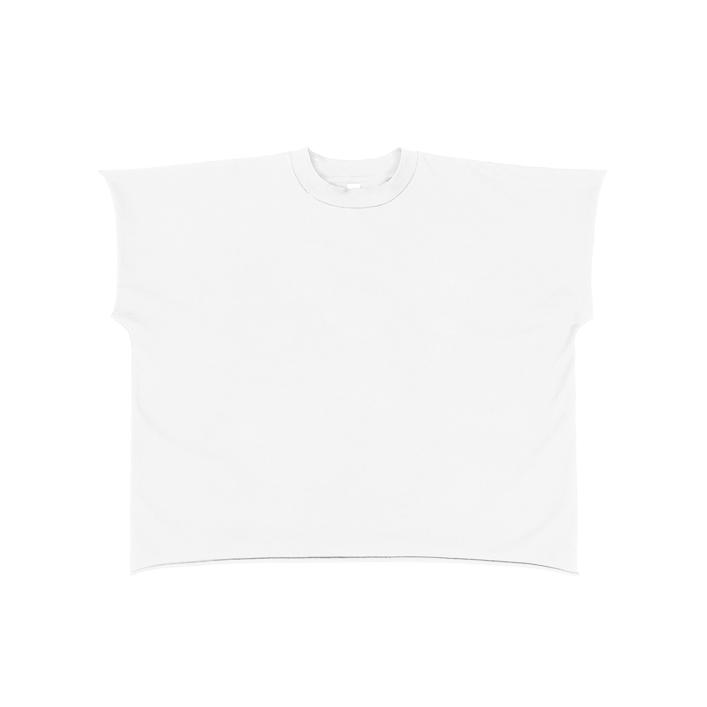 Raw Edge Boxy Non-Shrink T-Shirt - Sinfold