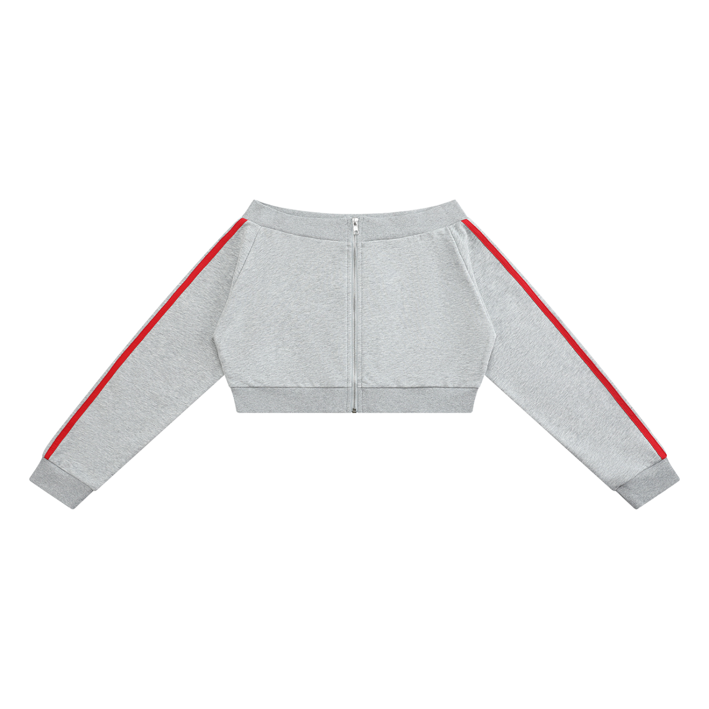 Off-Shoulder Full Zip Hoodie - Railskin