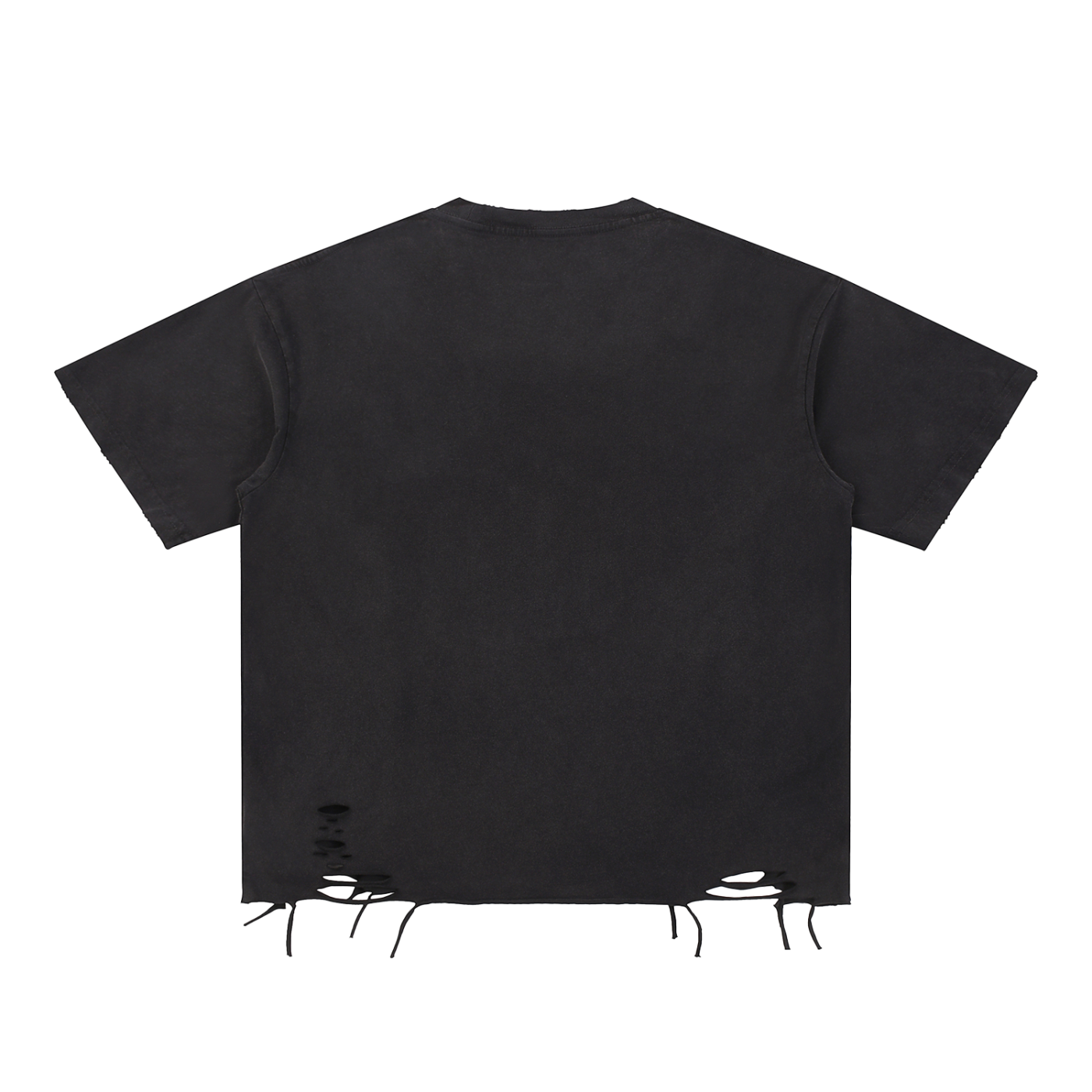 Snow Washed Raw-Hem T-Shirt - Flipvoid