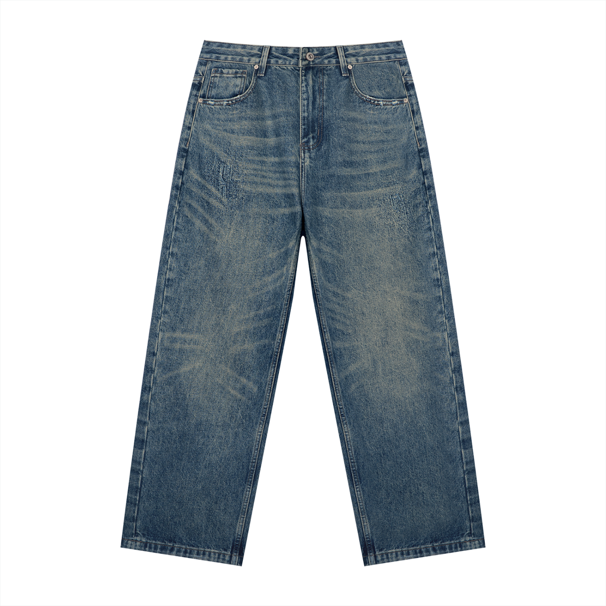 Vintage Wash Denim Jeans - Slackjaw