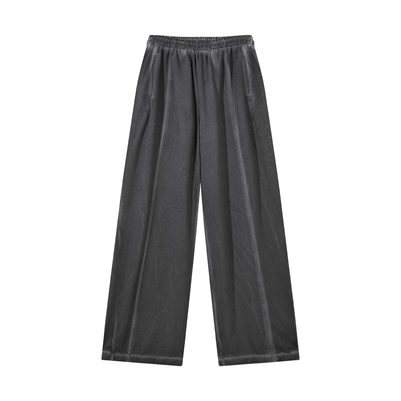 Vintage Wash Wide Leg Mesh Sweatpants - Dead Weight