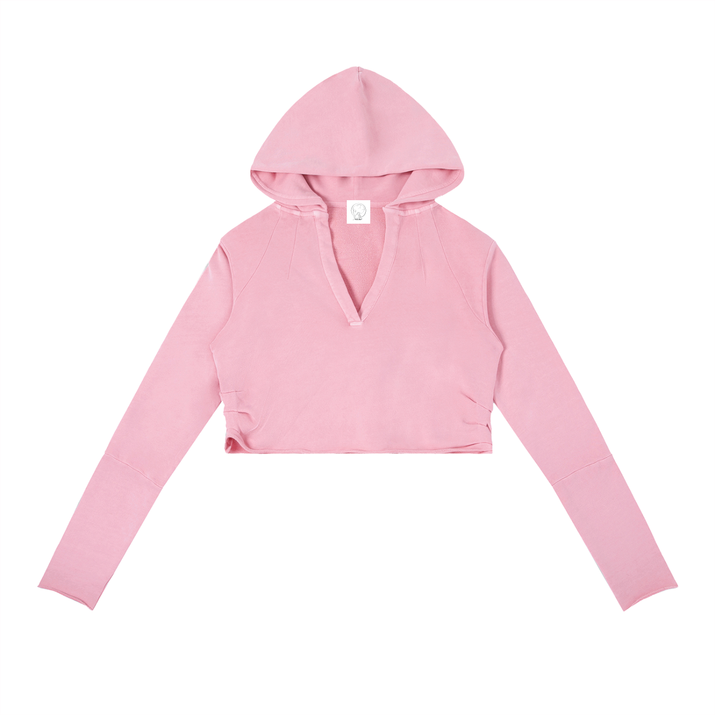 Vintage Washed Raw Edge Hoodie - Lostform