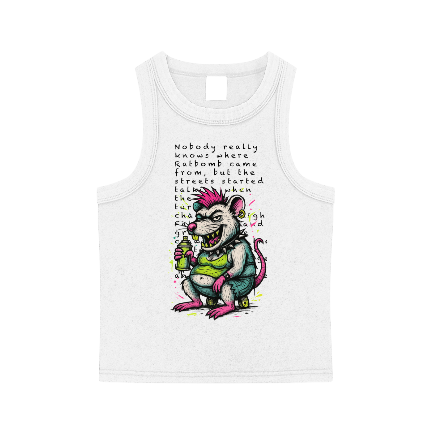 Snow Washed Tank Top - Ratbomb