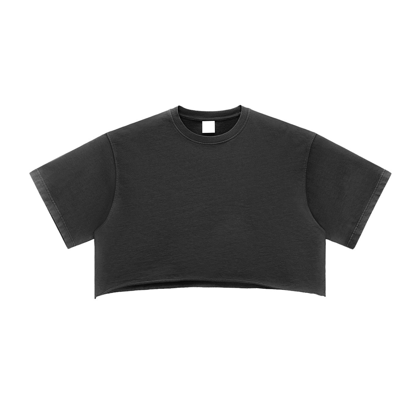 Raw Edge Crop Top - Undone