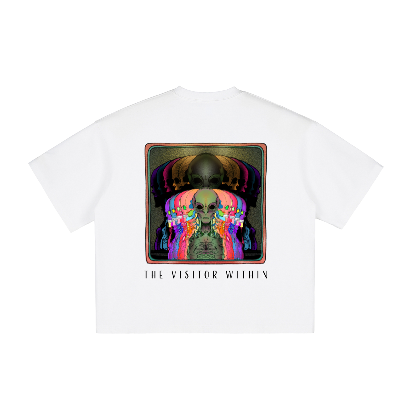 Vintage Washed Boxy T-Shirt - The Visitor Within