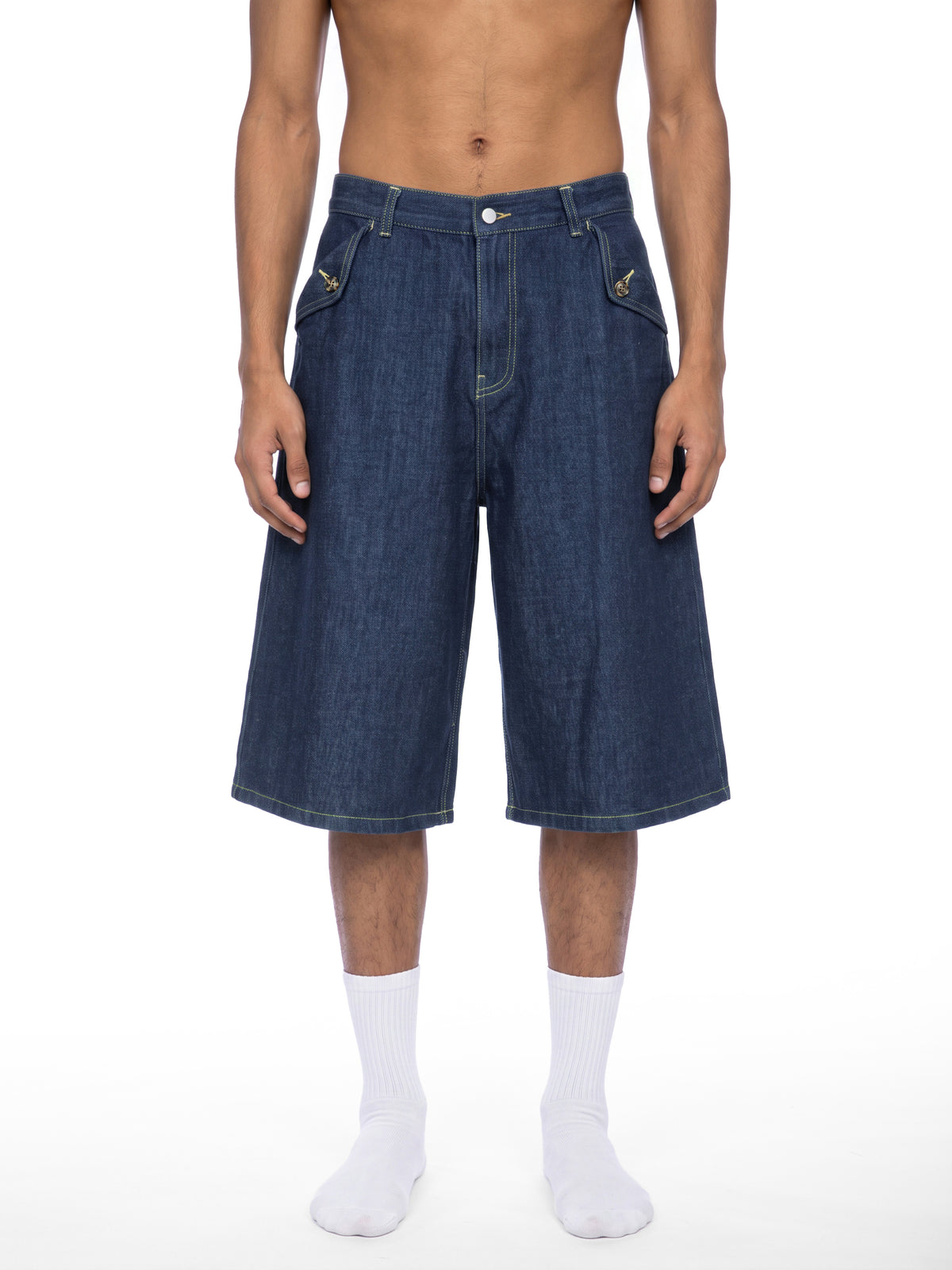 Vintage Wash Denim Shorts - Shortfall