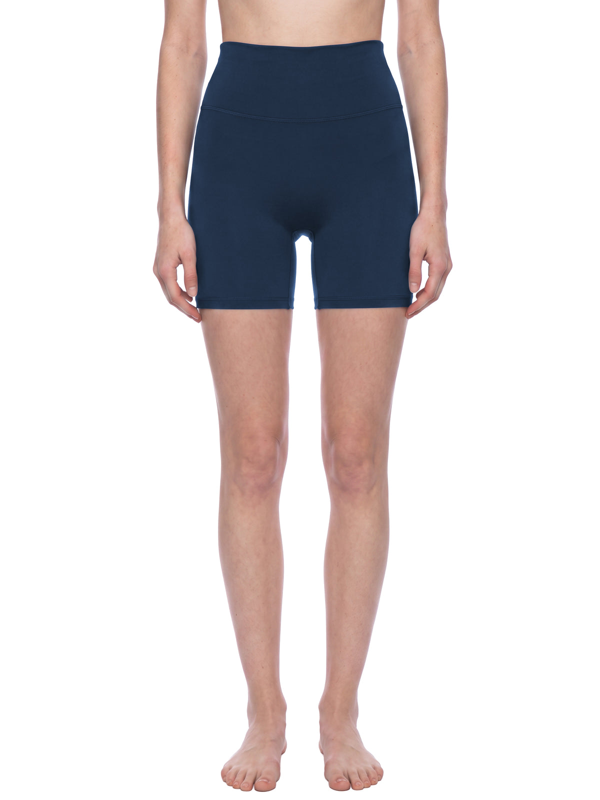 High Waisted Yoga Biker Shorts - Notch