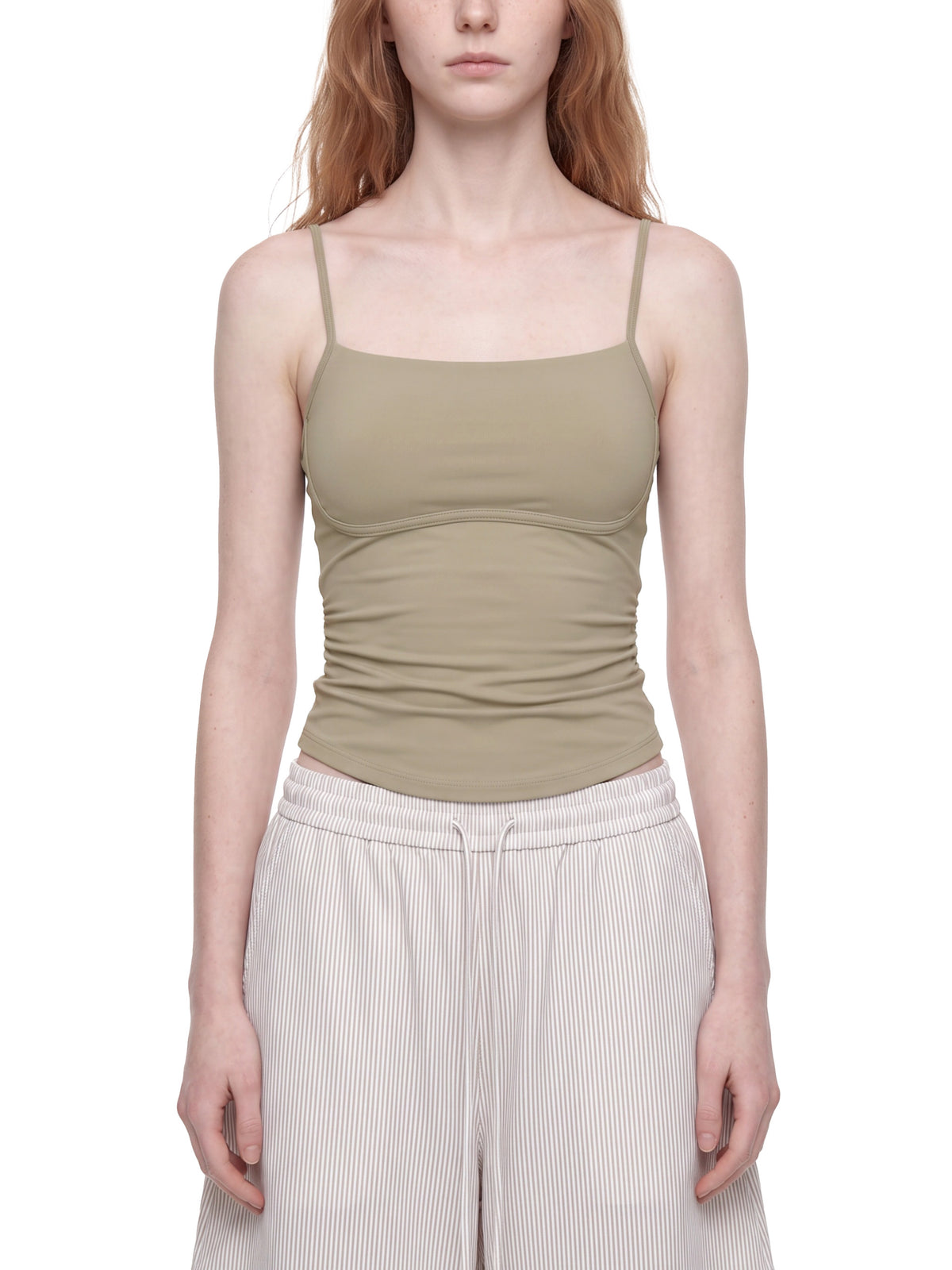 Ruched Yoga Tank Top - Pucker