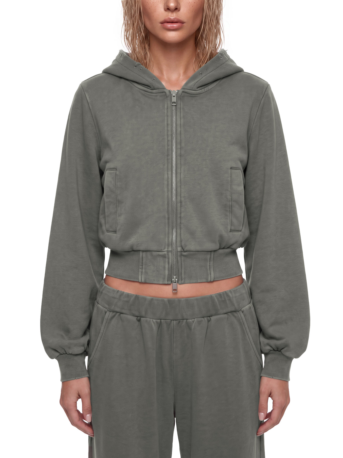 Vintage Wash Full Zip Hoodie - Undertow