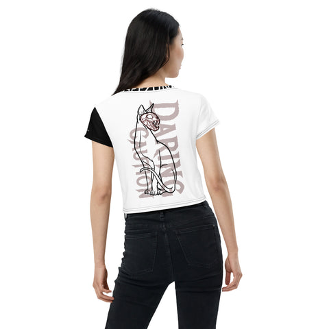 Cropped Tee - Daring Caution I