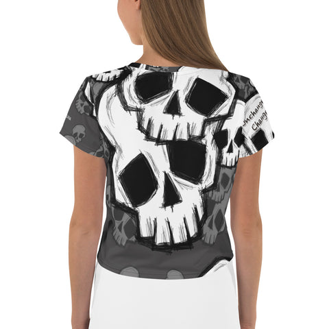 Cropped Tee - Skull XVII