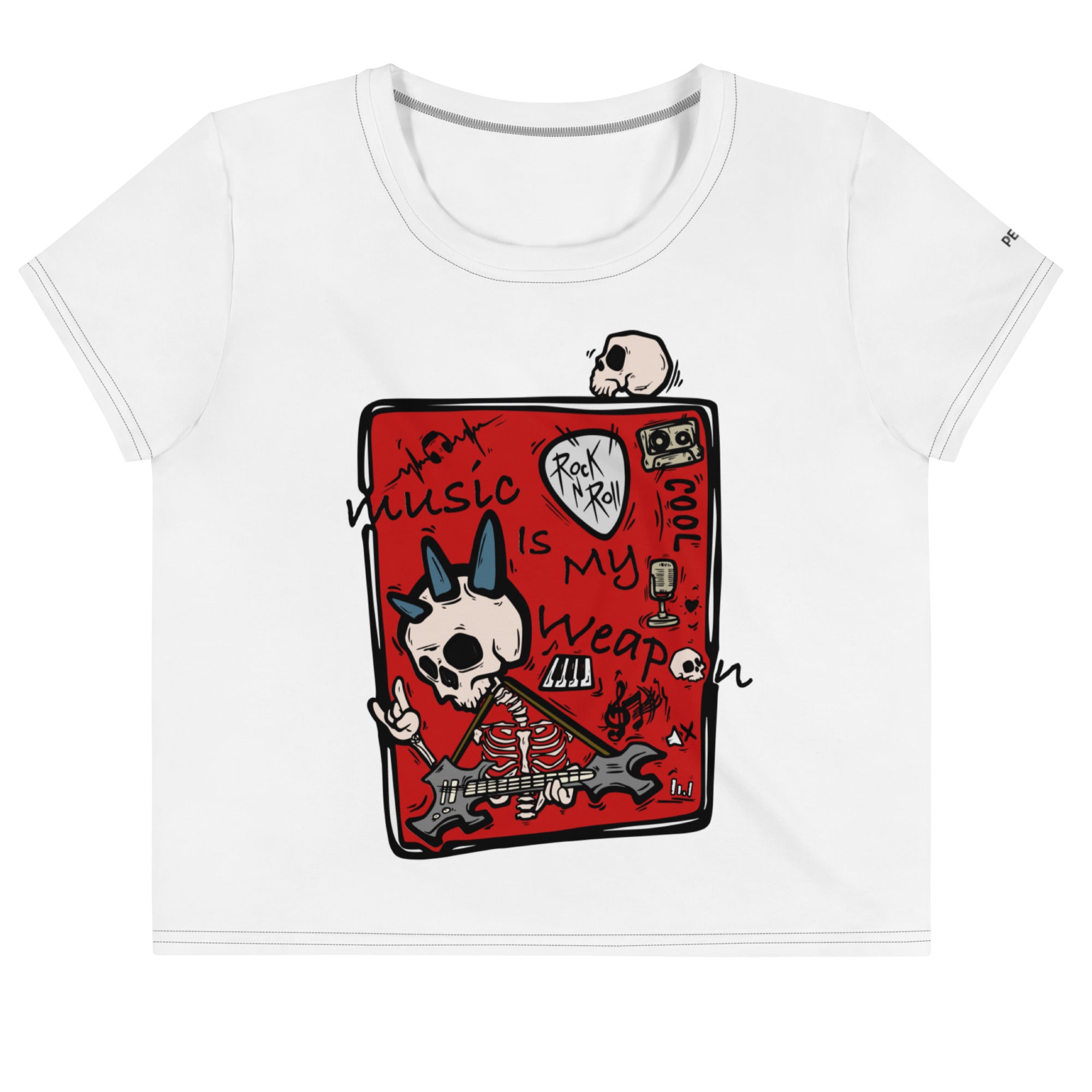Cropped Tee - Music Is My Weapon I