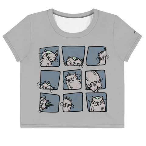 Cropped Tee - Kitty VII