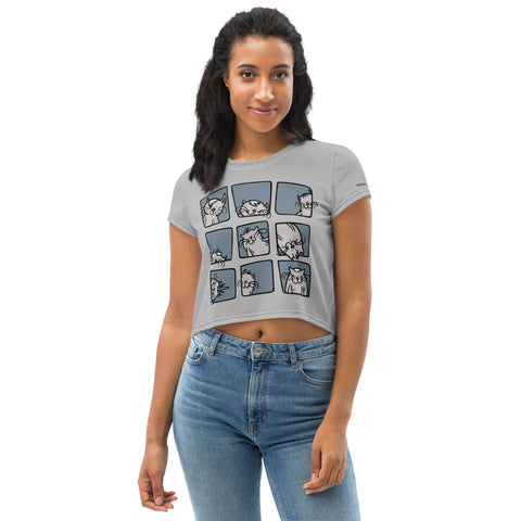 Cropped Tee - Kitty VII