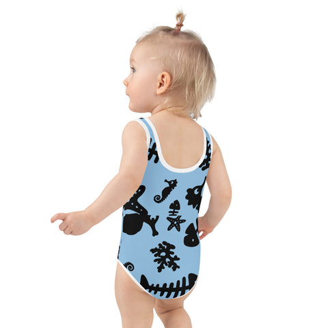 Kids One-Piece Swimsuit - Aqua I