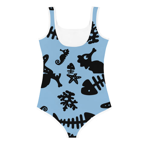 Kids One-Piece Swimsuit - Aqua I