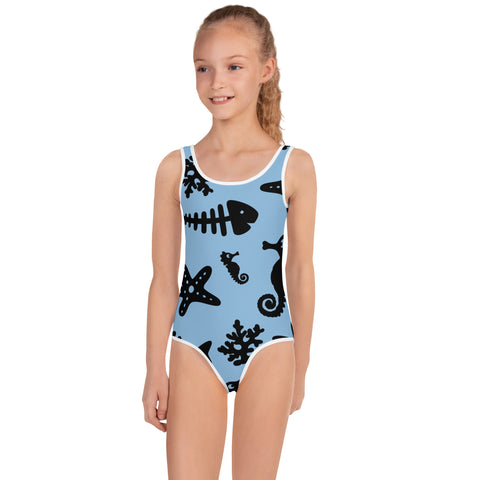 Kids One-Piece Swimsuit - Aqua I