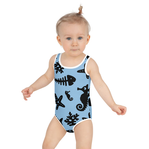 Kids One-Piece Swimsuit - Aqua I