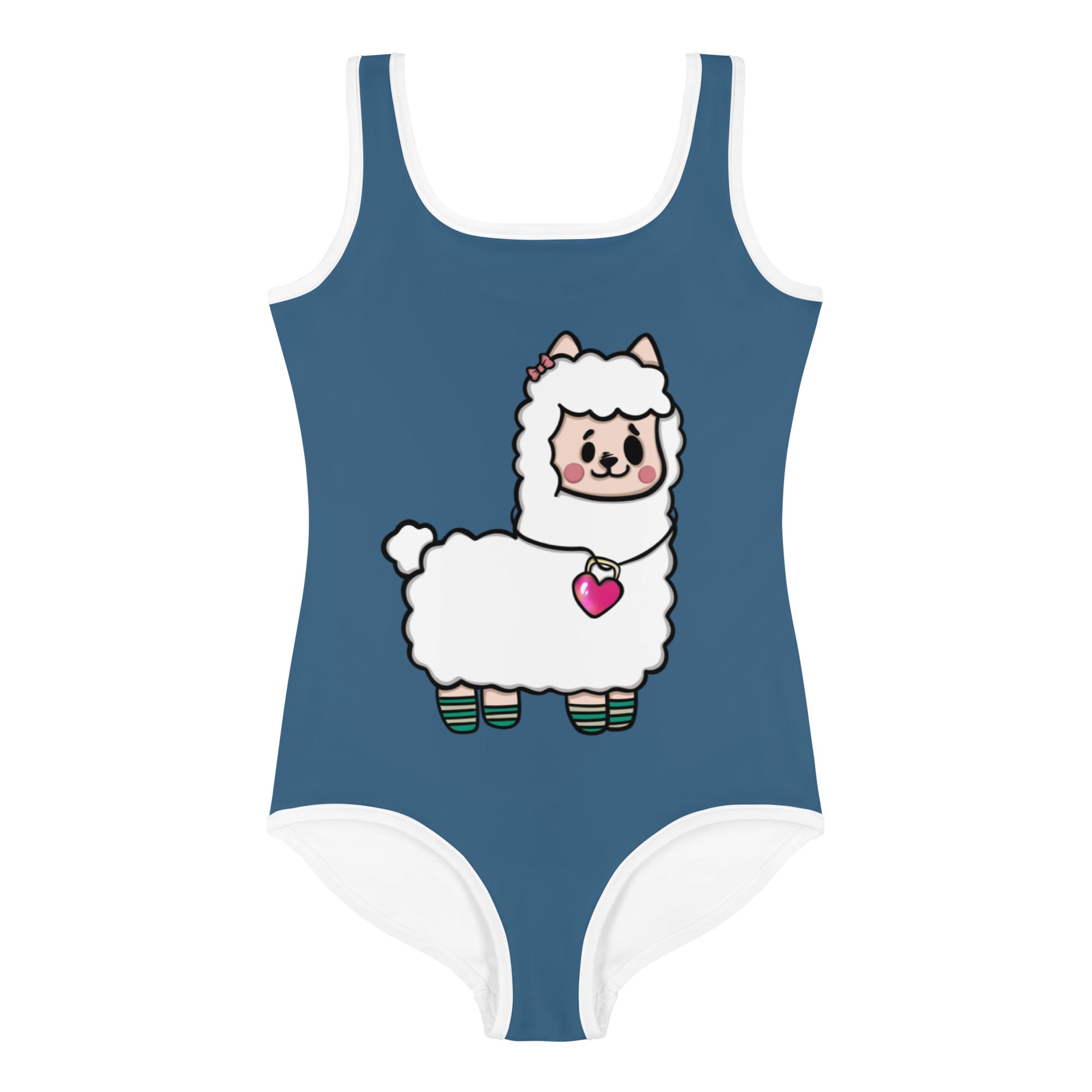 Kids' One-Piece Swimsuit - Llama I