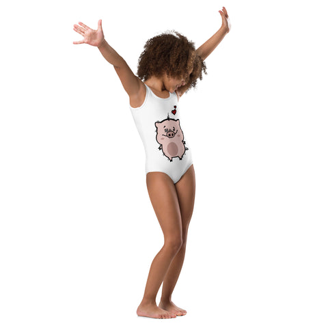 Kids One-Piece Swimsuit - Piggy I