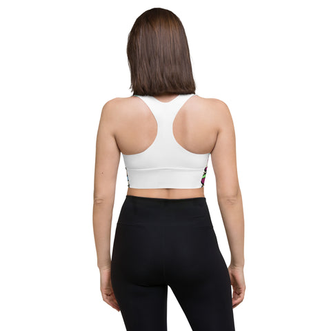 Longline Sports Bra - Clown I