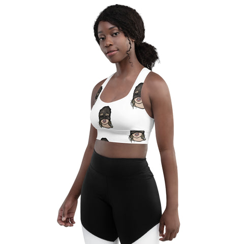 Longline Sports Bra - Girl Power X