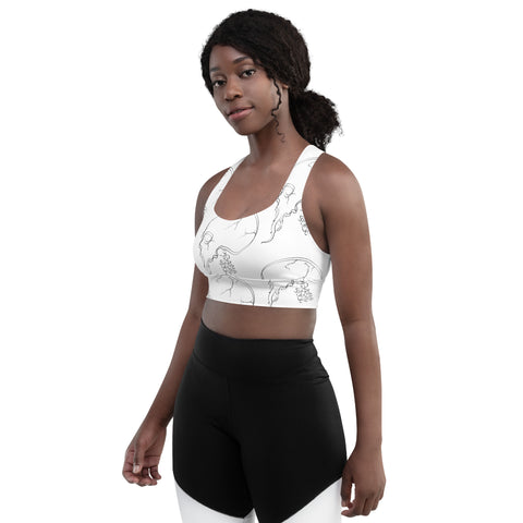 Longline Sports Bra - PEZUNA I