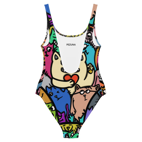 One-Piece Swimsuit - Kitty III