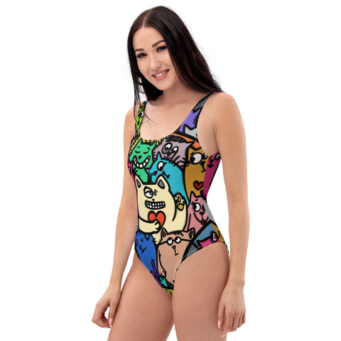 One-Piece Swimsuit - Kitty III