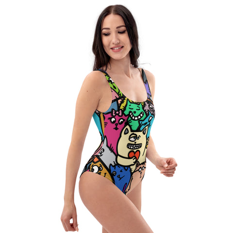 One-Piece Swimsuit - Kitty III