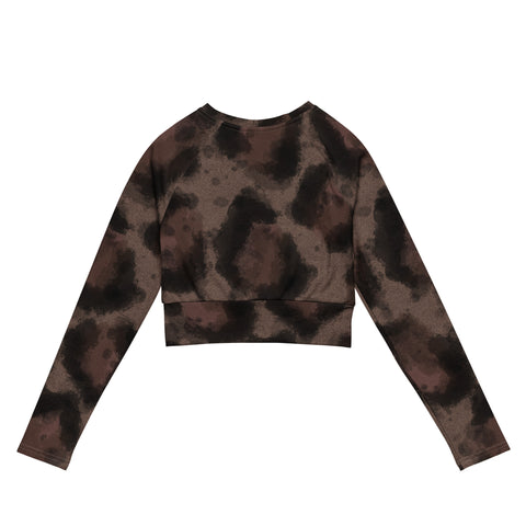 Long Sleeve Crop Tops - Symbolism I