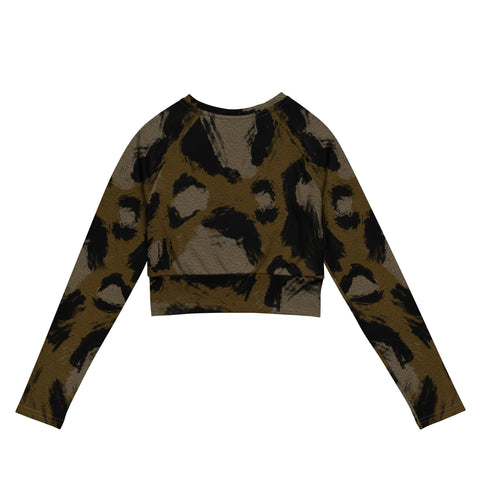 Long Sleeve Crop Tops - Symbolism VIII