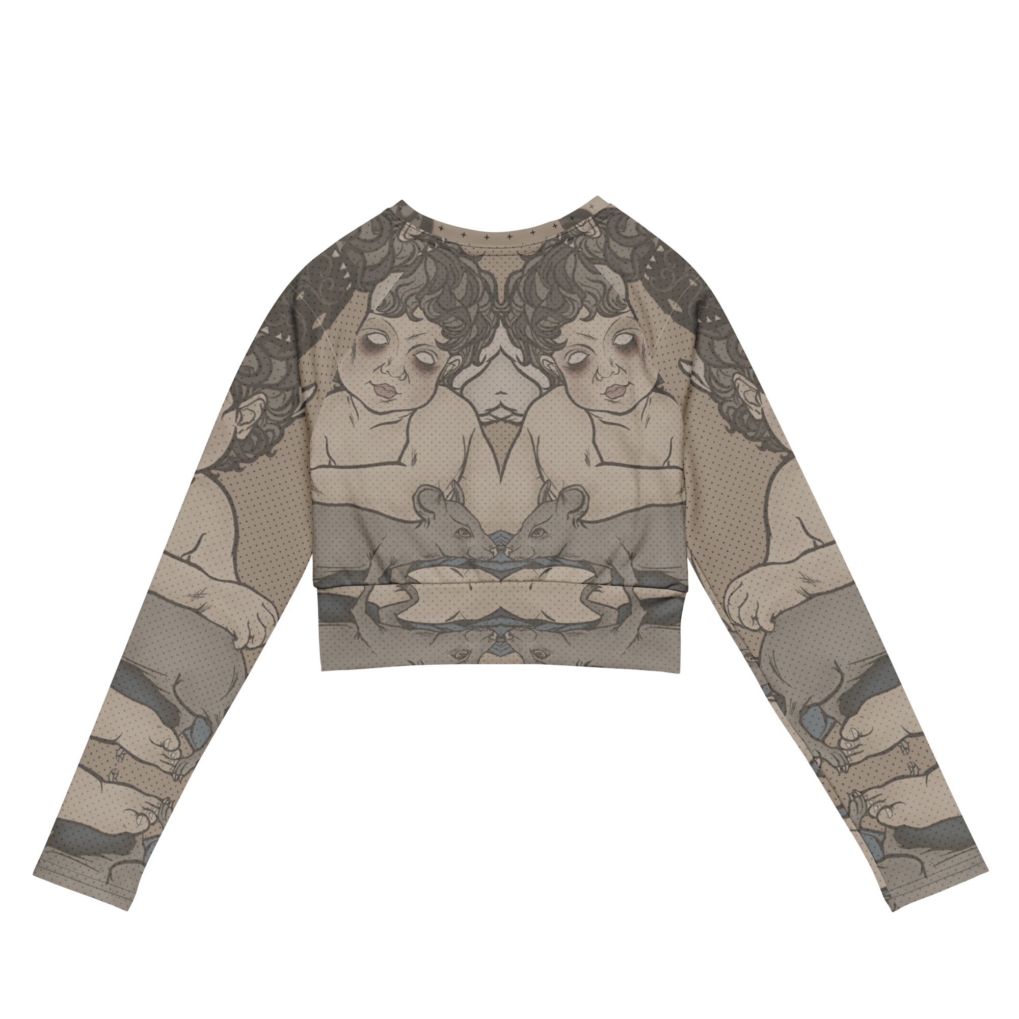 Long Sleeve Crop Top - Angel IV